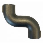 1/2" stainless steel S-bend pigsty